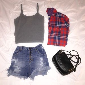 Abercrombie & Fitch Oversized Flannel